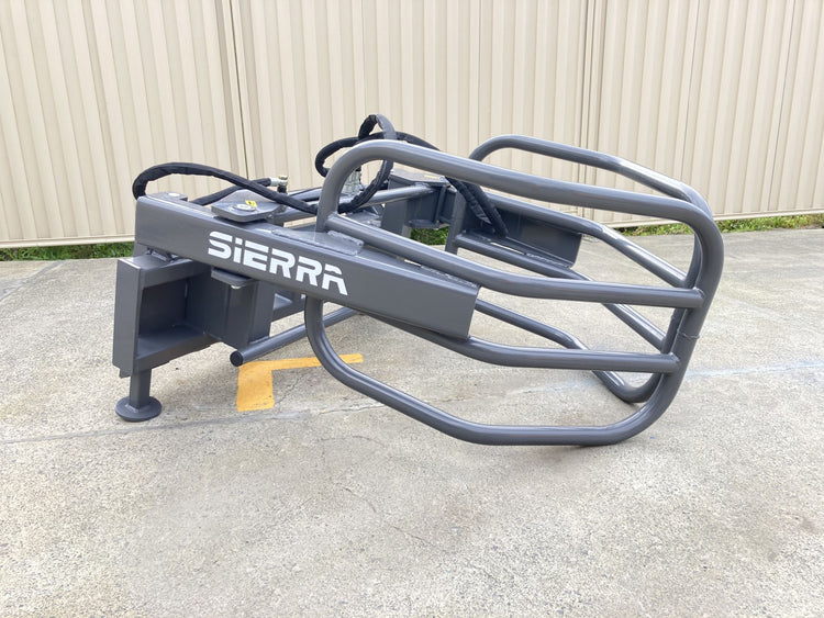 Bale Grab with Skidsteer Brackets Fitted
