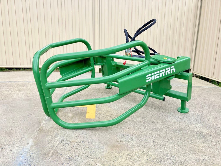 Bale Grab with Euro Hitch Brackets Fitted
