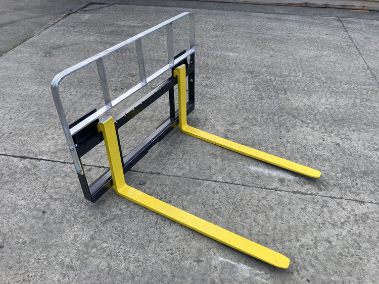 Skidsteer Hitch Light Weight Pallet Forks 1000KG