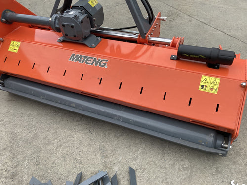 FUSJ 1.8 Flail Mower with Hydraulic Side shift and pruning rakes