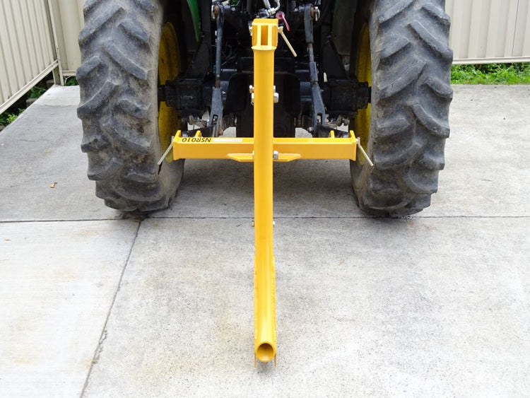 Novaquip Single tine ripper with pipe layer