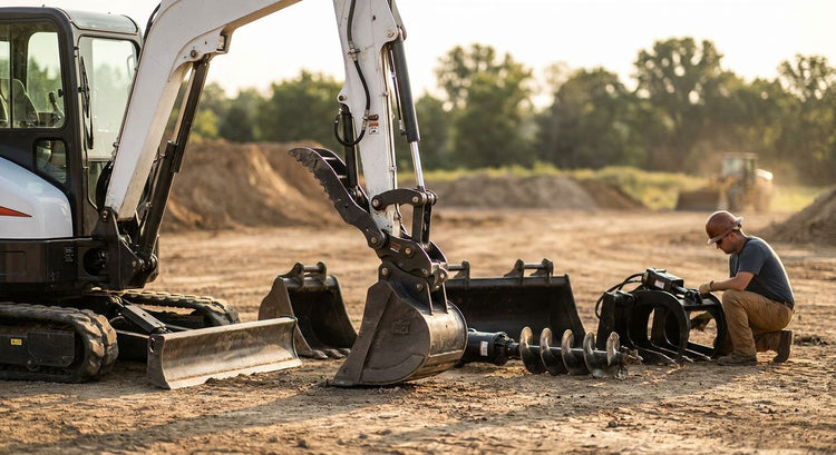 Best excavator attachments for compact excavator owners
