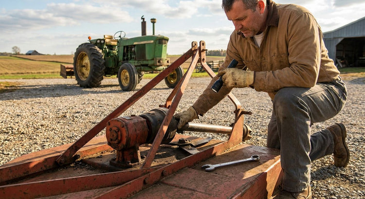 How to inspect a used tractor implement before buying
