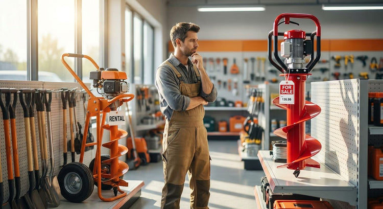 How to decide whether to hire or buy a post hole borer