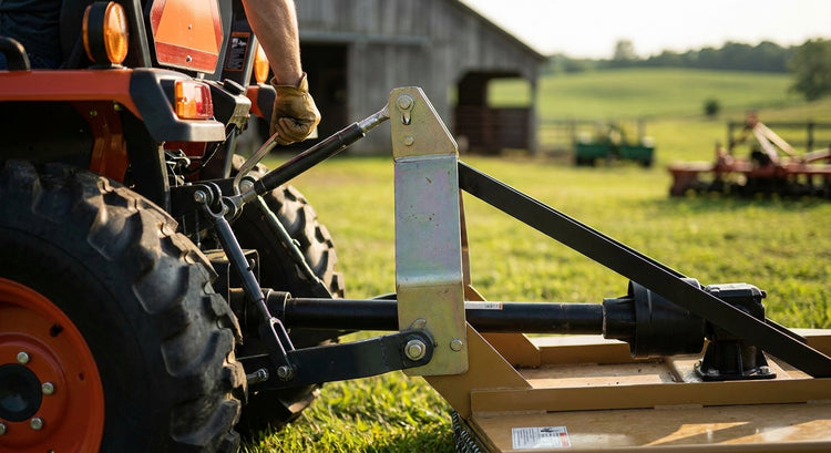 Quick hitches for fast implement changeovers on small farms