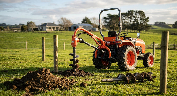 Post hole borers for compact tractors on lifestyle blocks
