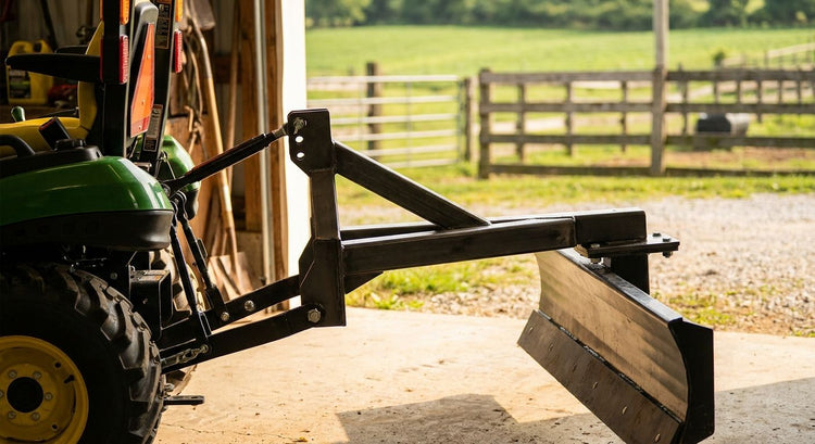 Tractor quick hitch for compact tractors under 30hp