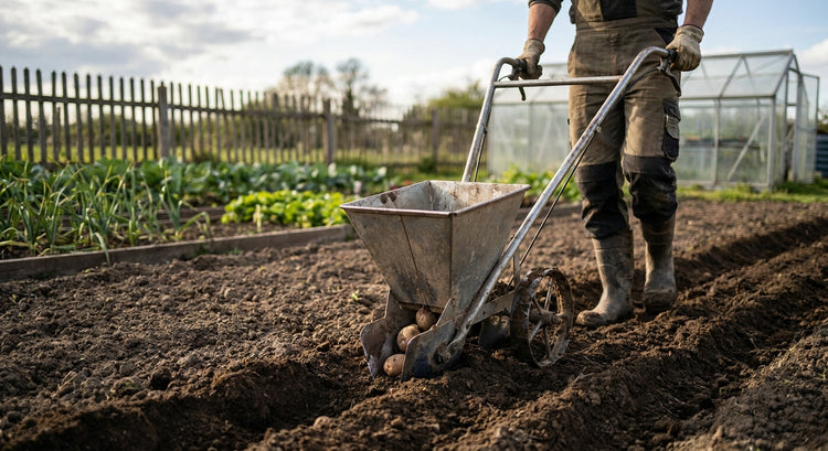 Potato planters for small-scale market gardens