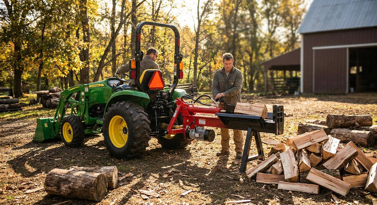 Best PTO log splitter for compact tractors