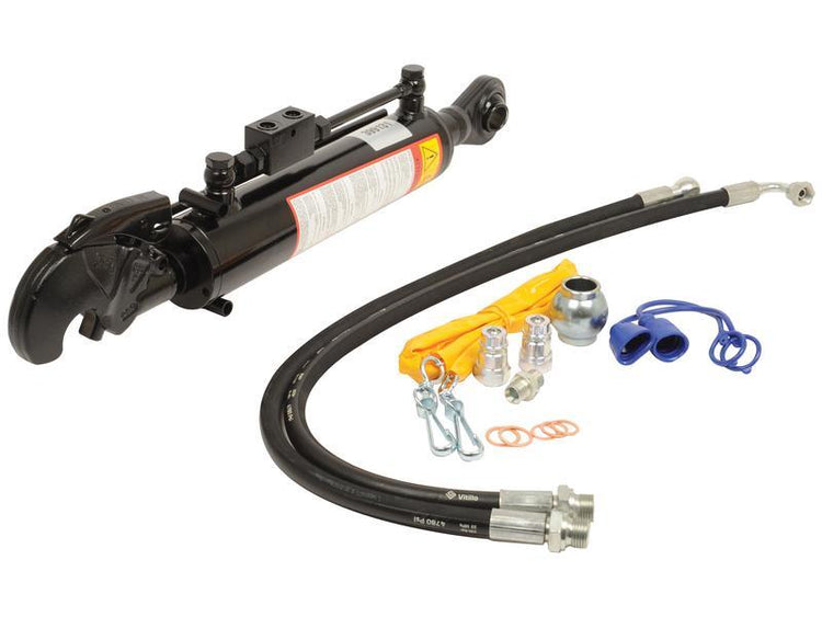 Hydraulic Top Link Cat 2, Ball & Quick Release Hook, 585–825mm