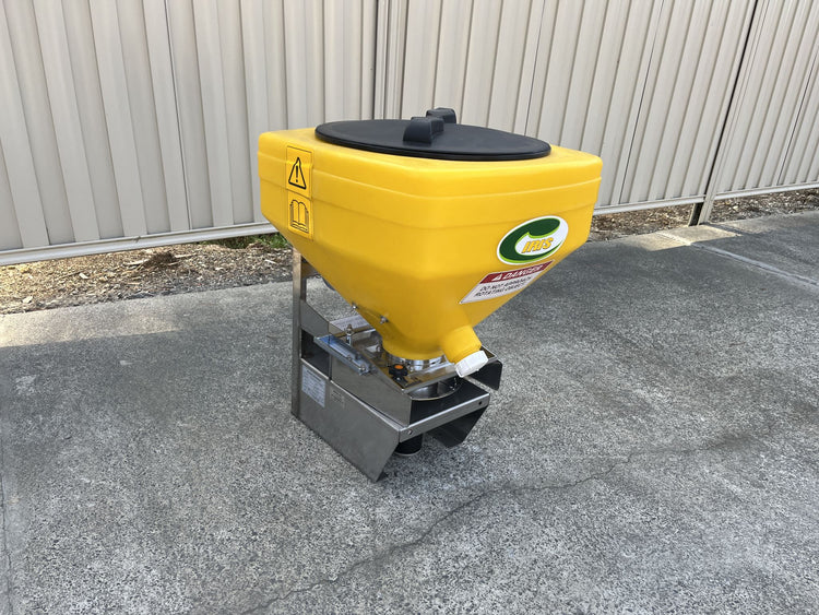 12V Fertiliser Spreader 70L with Speed + Flow remote controller