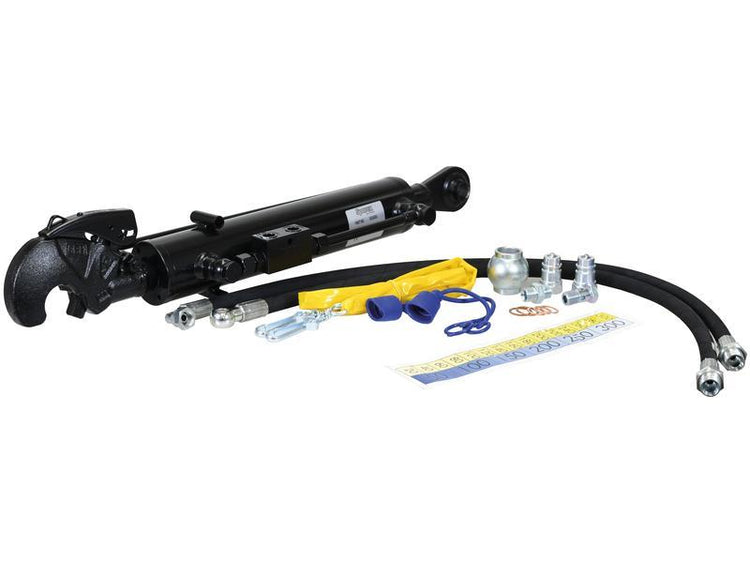 Hydraulic Top Link Cat 2, Ball & Quick Release Hook, 63mm Bore