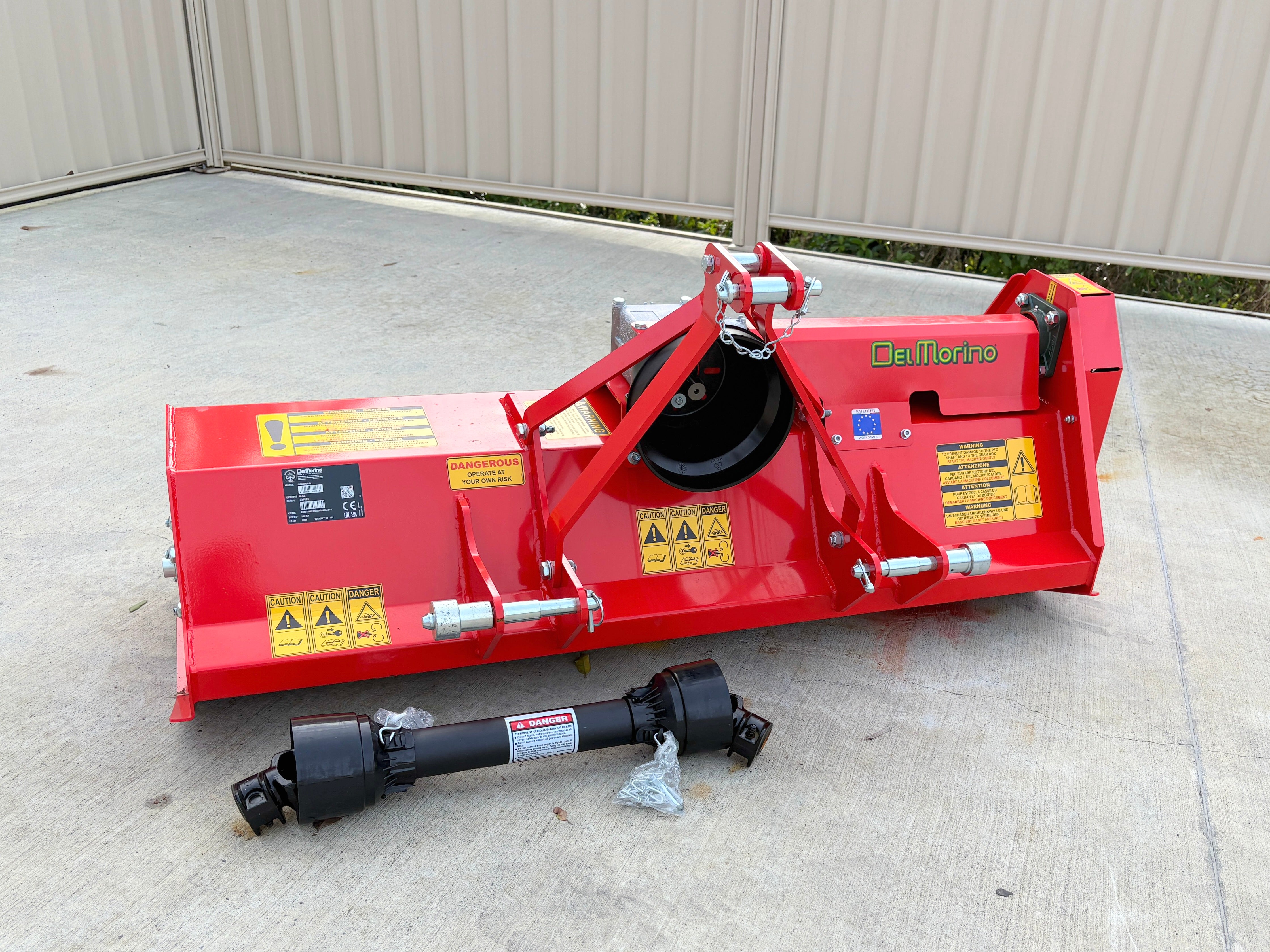 Del Morino Ginger 1.45m Flail Mower - 18-28 HP Sub-Compact Tractor
