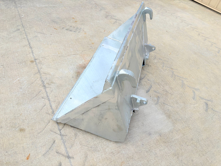 Novaquip 1.2m Bucket for Compact Tractor Euro Hitch