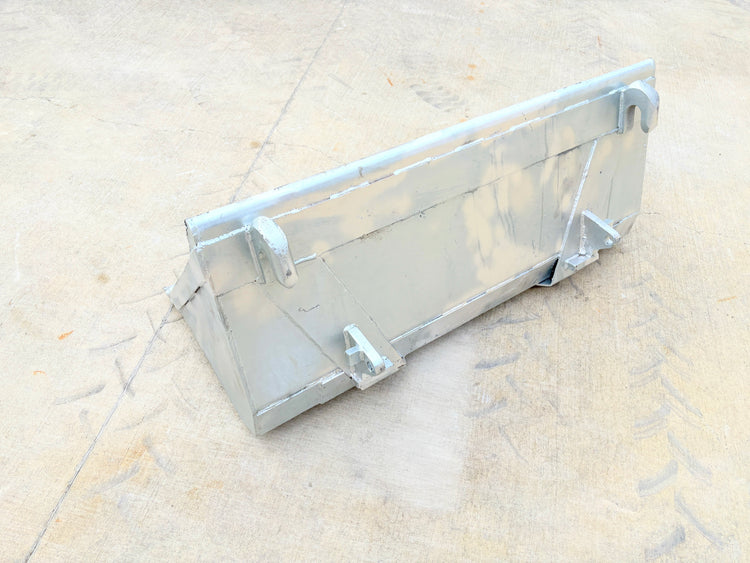 Novaquip 1.2m Bucket for Compact Tractor Euro Hitch