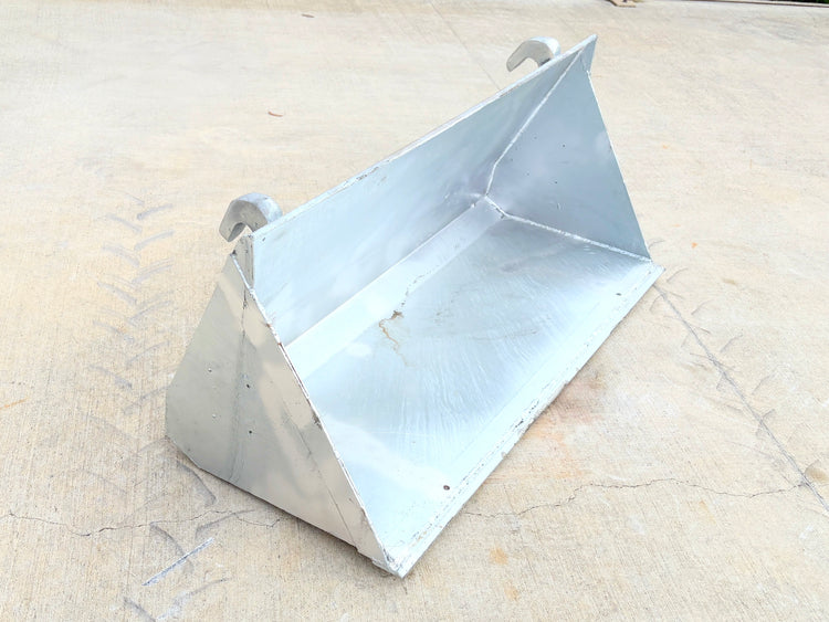 Novaquip 1.2m Bucket for Compact Tractor Euro Hitch