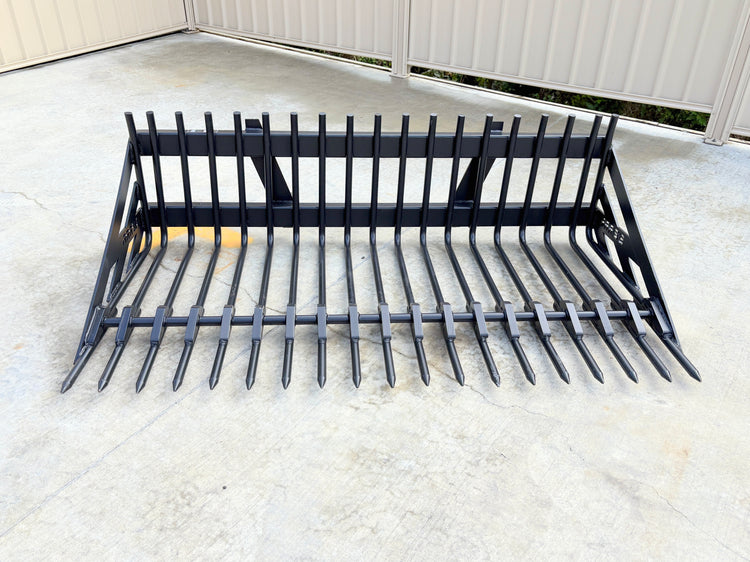 Stone Fork Bucket 2m Euro Hitch