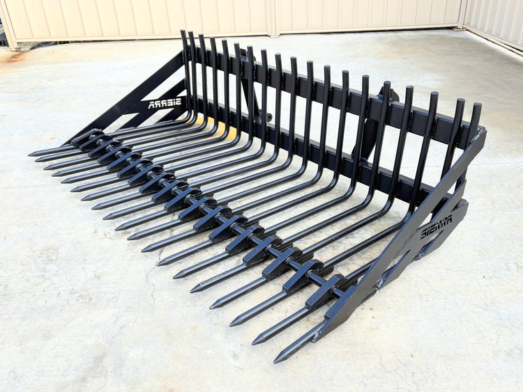 Stone Fork Bucket 2m Euro Hitch