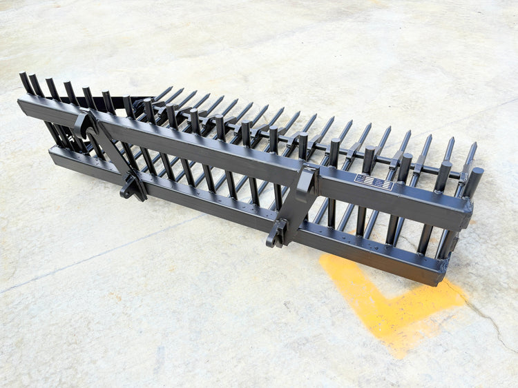 Stone Fork Bucket 2m Euro Hitch