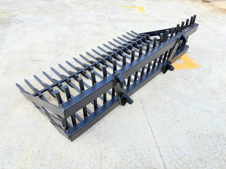 Stone Fork Bucket 2m Euro Hitch