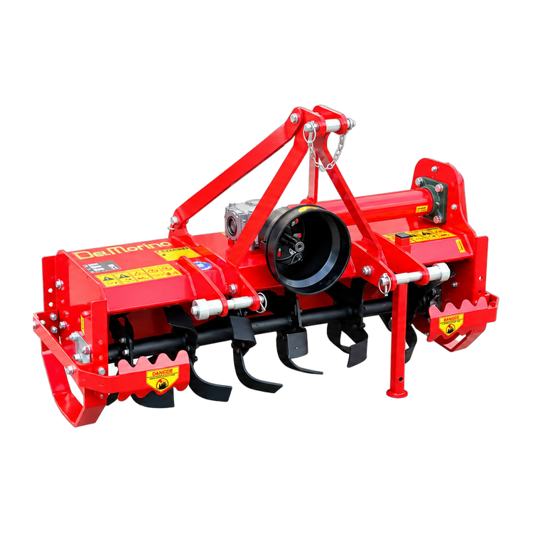 Del Morino Tango 1.25m Rotary Hoe — colour cutout