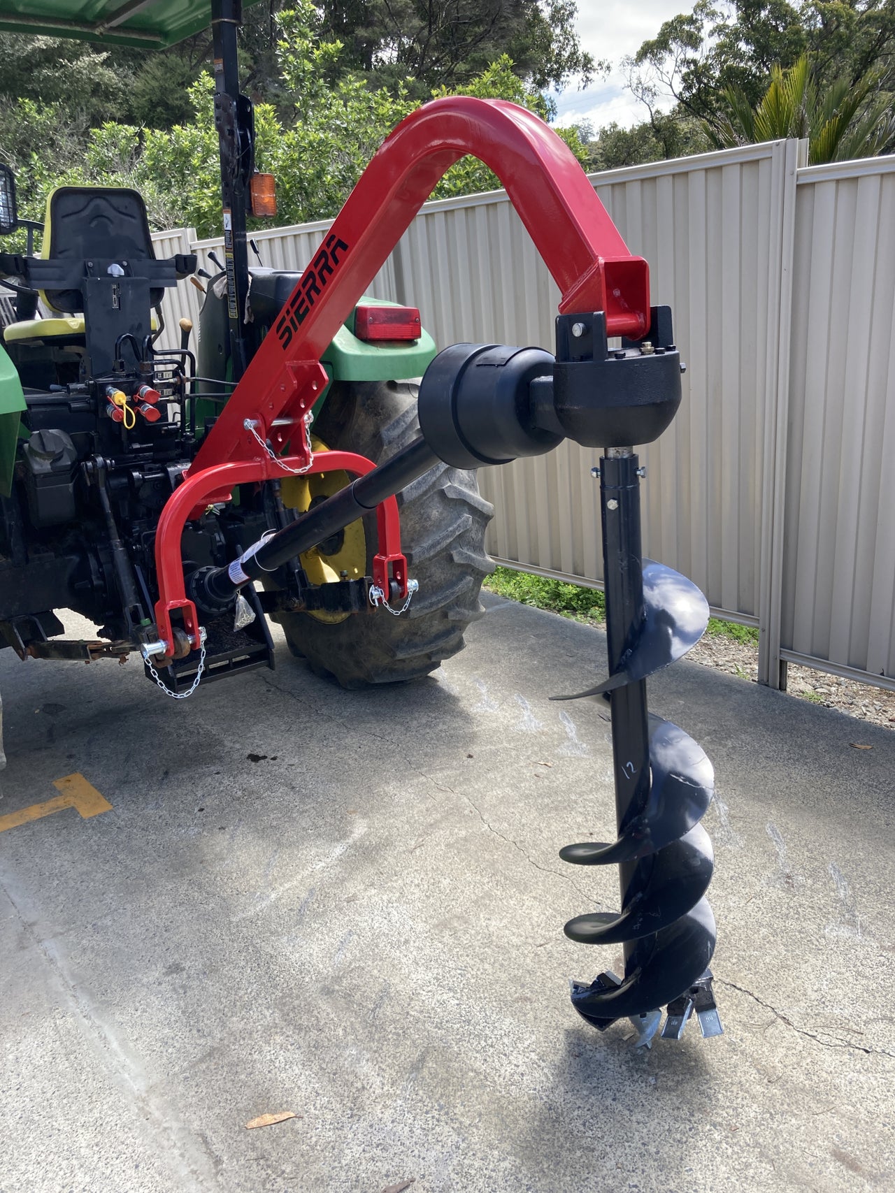 PTO Post hole borer Large No Auger Implements Direct