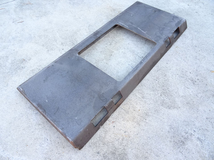 Universal Skidsteer Attachment Mounting Plate
