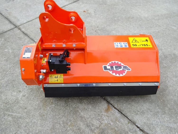 Flail Mower Mulching head for Mini Excavator TLBE 90-45 with flow regulator