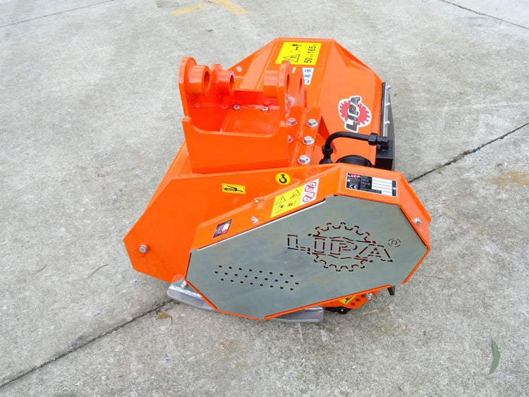 Flail Mower Mulching head for Mini Excavator TLBE 90-45 with flow regulator