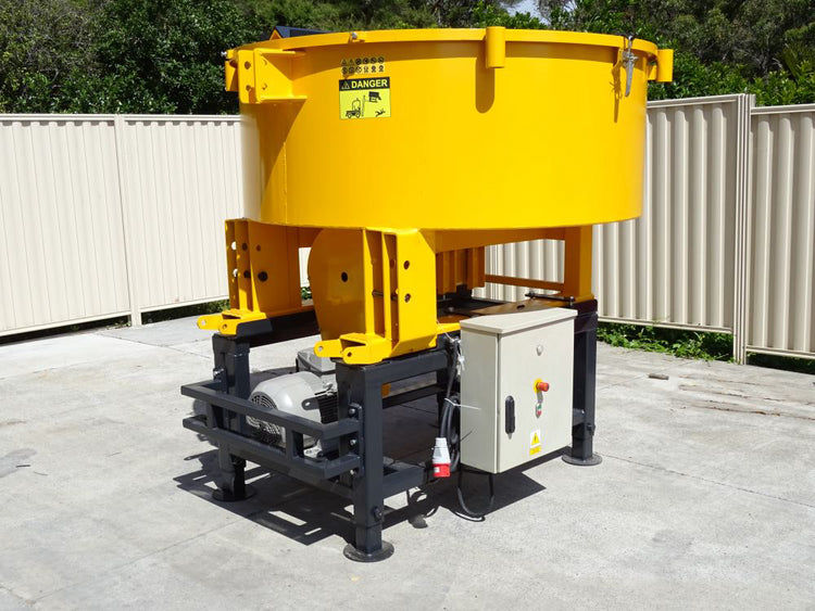 Electric pan Concrete Mixer