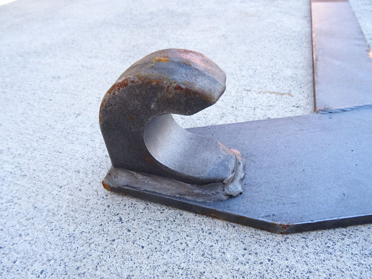 Euro hitch brackets, weld on pre spaced.