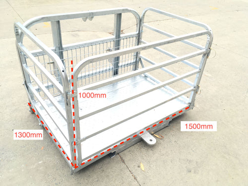 Carry All Transport Tray with cage and Towbar