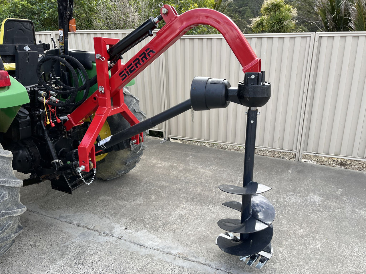 PTO Post hole Borer Hydraulic Down Force Implements Direct