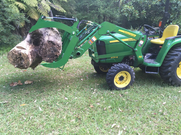 Brush grapple for John Deere Loader