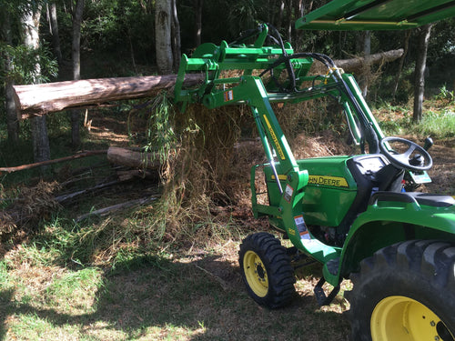 Brush grapple for John Deere Loader