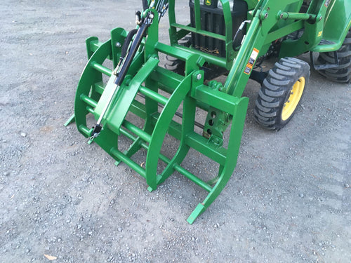 Brush grapple for John Deere Loader