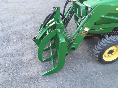 Brush grapple for John Deere Loader