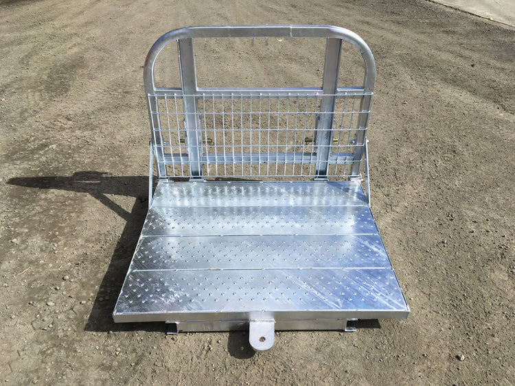 Carry all transport tray with towbar (galvanised)