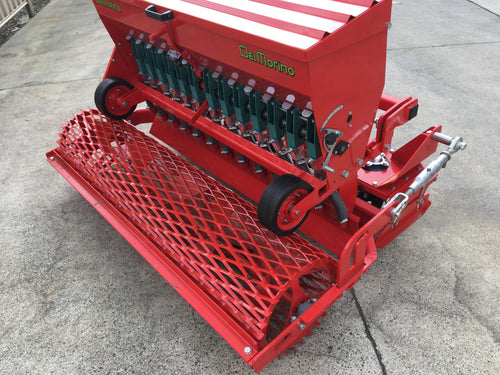Rotex M150 power harrow with seeder and Roller