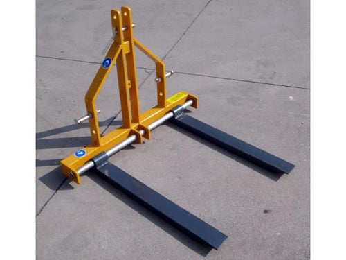 Novaquip 3 pt Adjustable Pallet Forks 300Kg